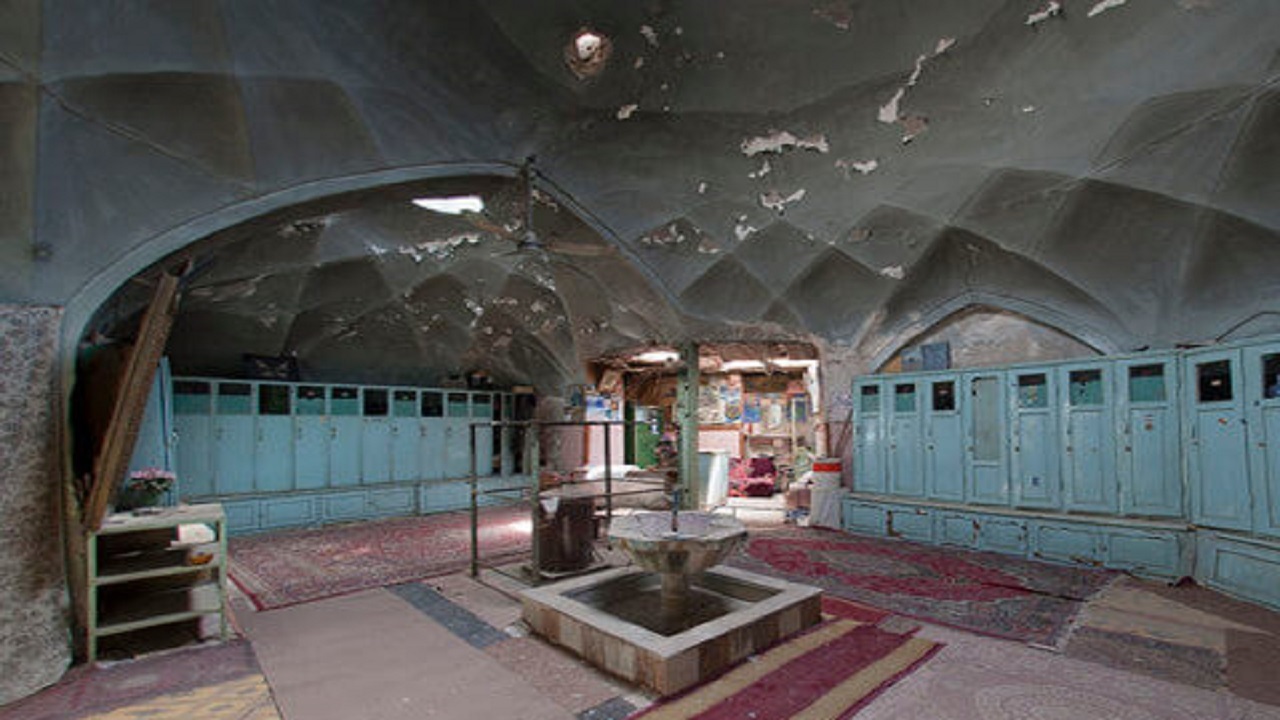 نمایی از حمام عشقعلی قم